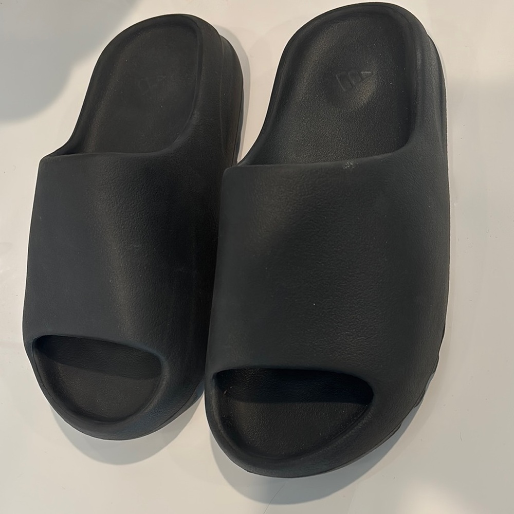 Yeezy black slides